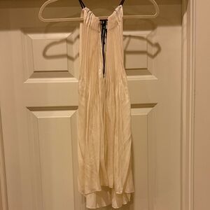 Ralph Lauren Cream pleated top